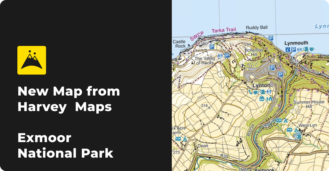 Discover Exmoor with the New Harvey Maps on HiiKER