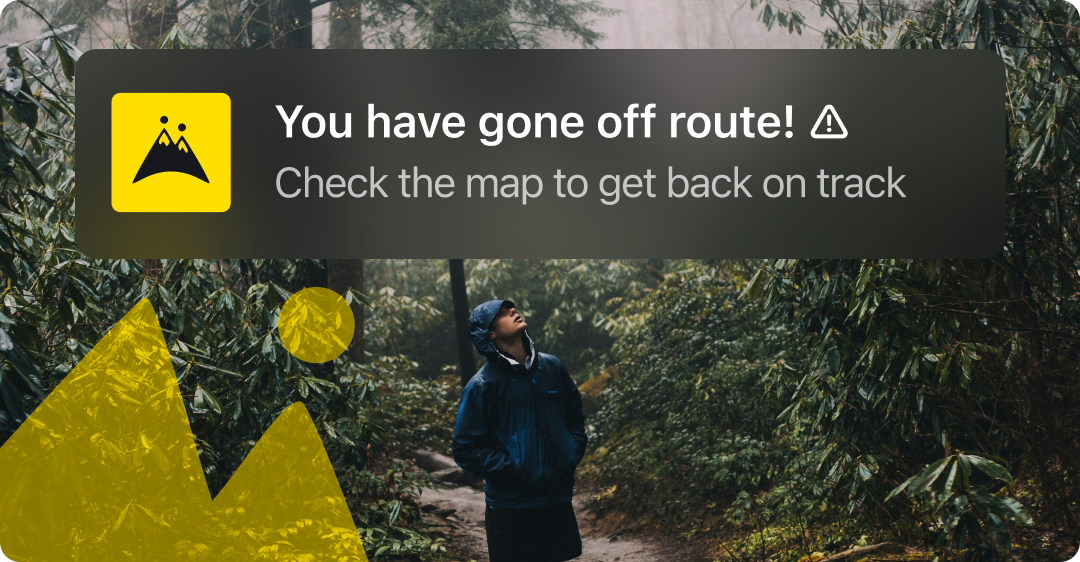 Stay on Track with HiiKER’s New Off-Route Notifications